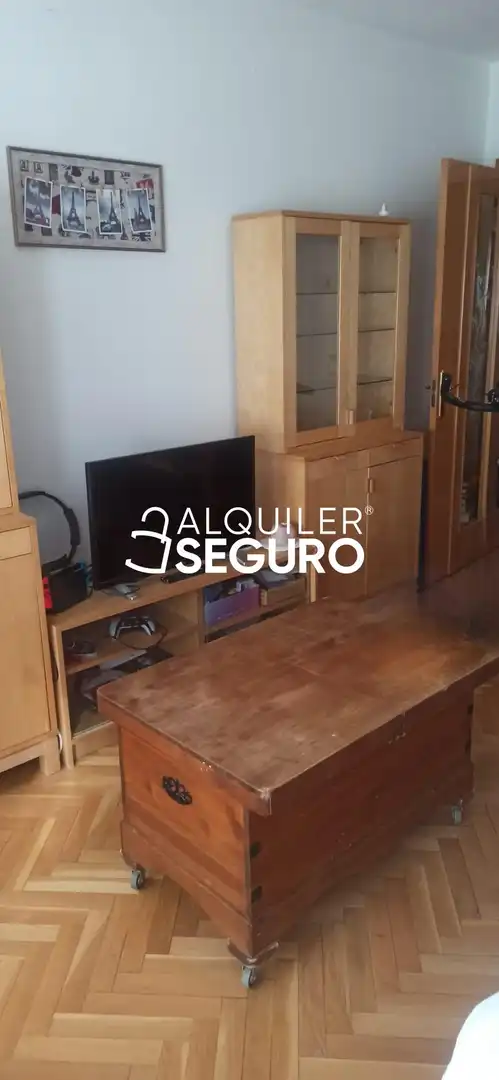 Living room of Flat for rent in Madrid  with Heating