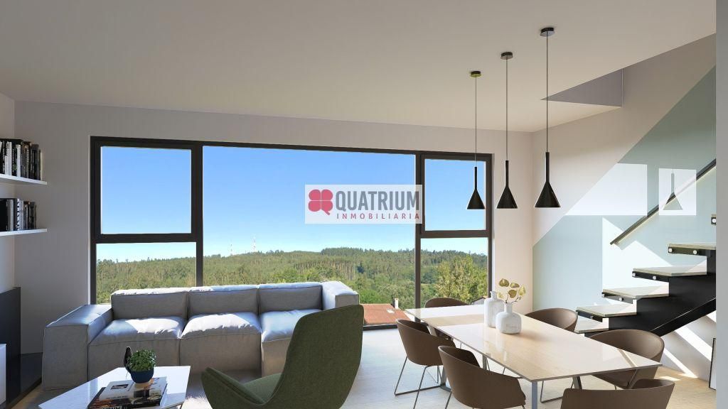 Living room of Duplex for sale in Santiago de Compostela 
