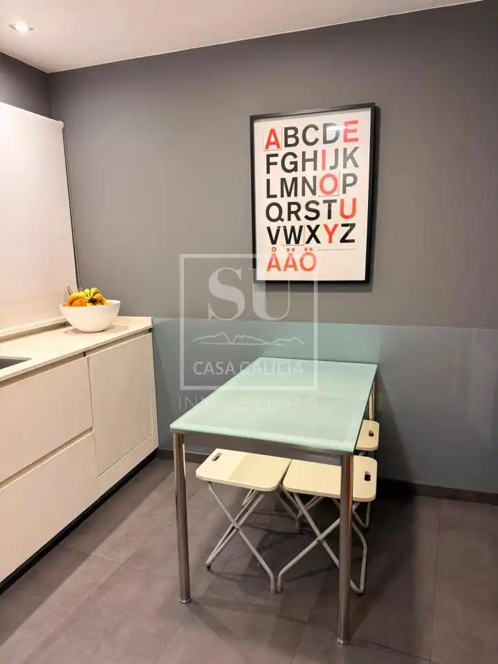 Cocina de Piso de alquiler en Baiona con Calefacción y Terraza