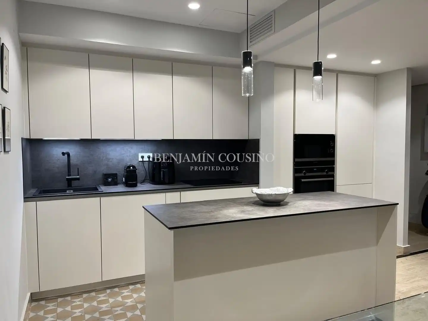 Cocina de Piso de alquiler en Madrid con Amueblado