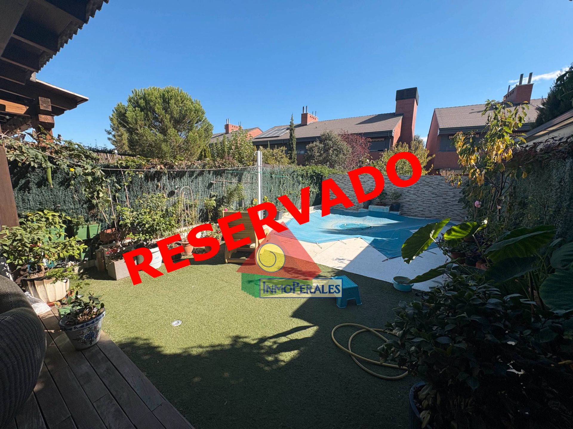 Jardín de Casa o chalet en venta en Getafe con Calefacción, Jardín privado y Parquet