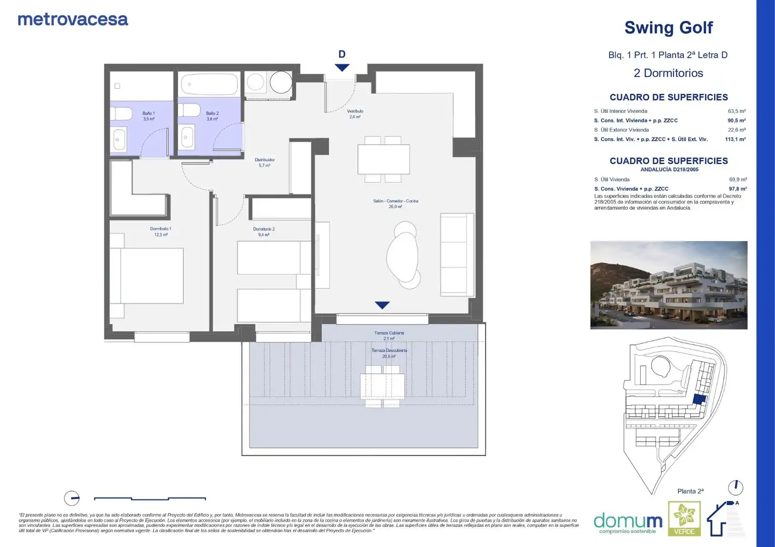 Apartament amb piscina en venda a San Juan de los Terreros, imagen 25