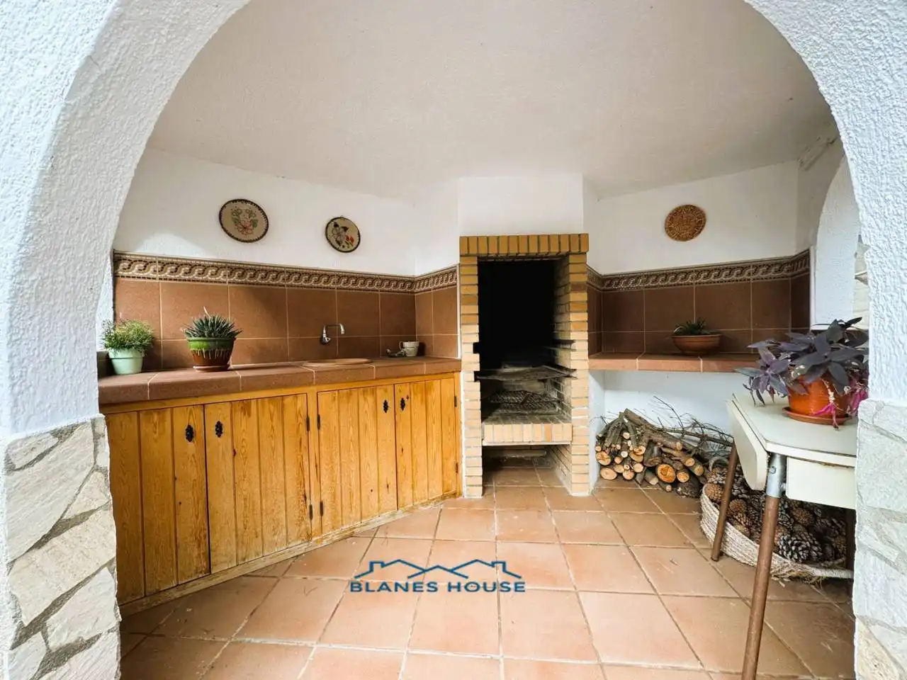 Cuina de Casa o xalet en venda en Tordera amb Aire condicionat, Jardí privat i Terrassa