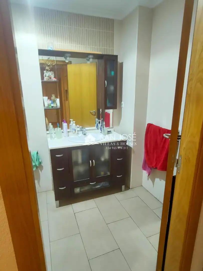 Bathroom of Flat for sale in Aspe  with Air Conditioner, Heating and Terrace