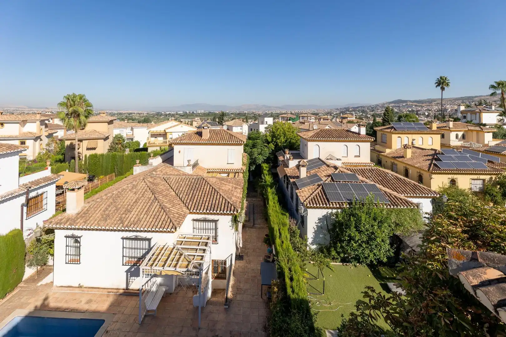 Exterior view of Houses for sale in Cájar  with Air Conditioner, Heating and Private garden