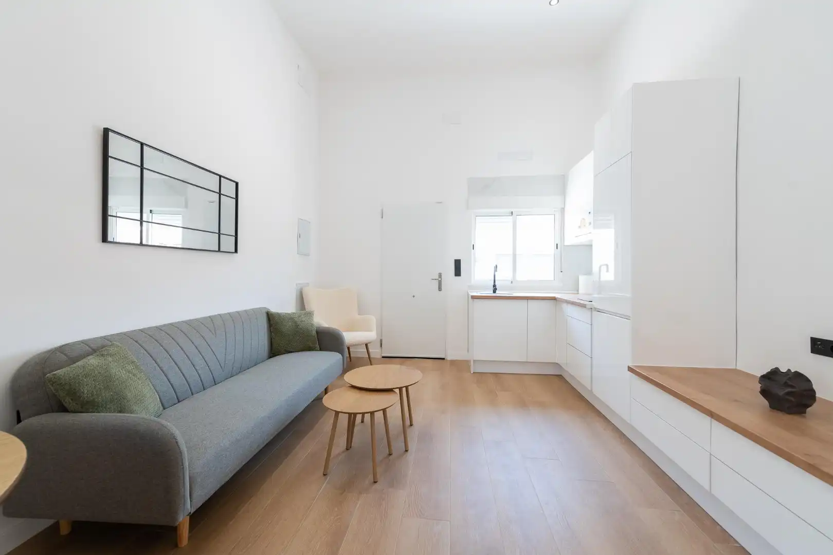 Living room of Flat for sale in Málaga  with Furnished