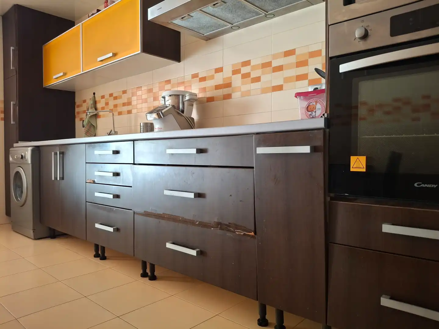 Cocina de Casa adosada en venta en Ciudad Real con Aire acondicionado, Calefacción y Jardín privado