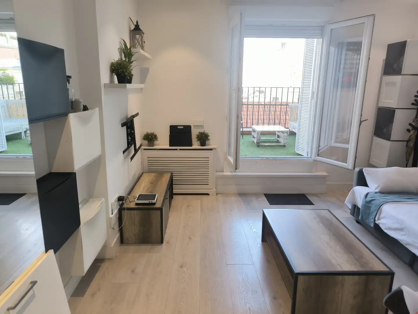 Sala d'estar de Àtic en venda en Madrid amb Aire condicionat, Calefacció i Parquet