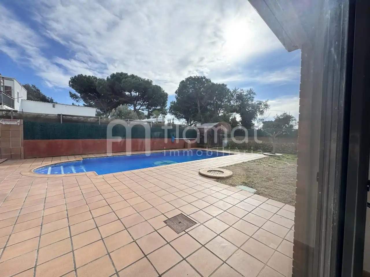 Piscina de Casa o xalet en venda en Caldes de Malavella amb Jardí privat i Piscina