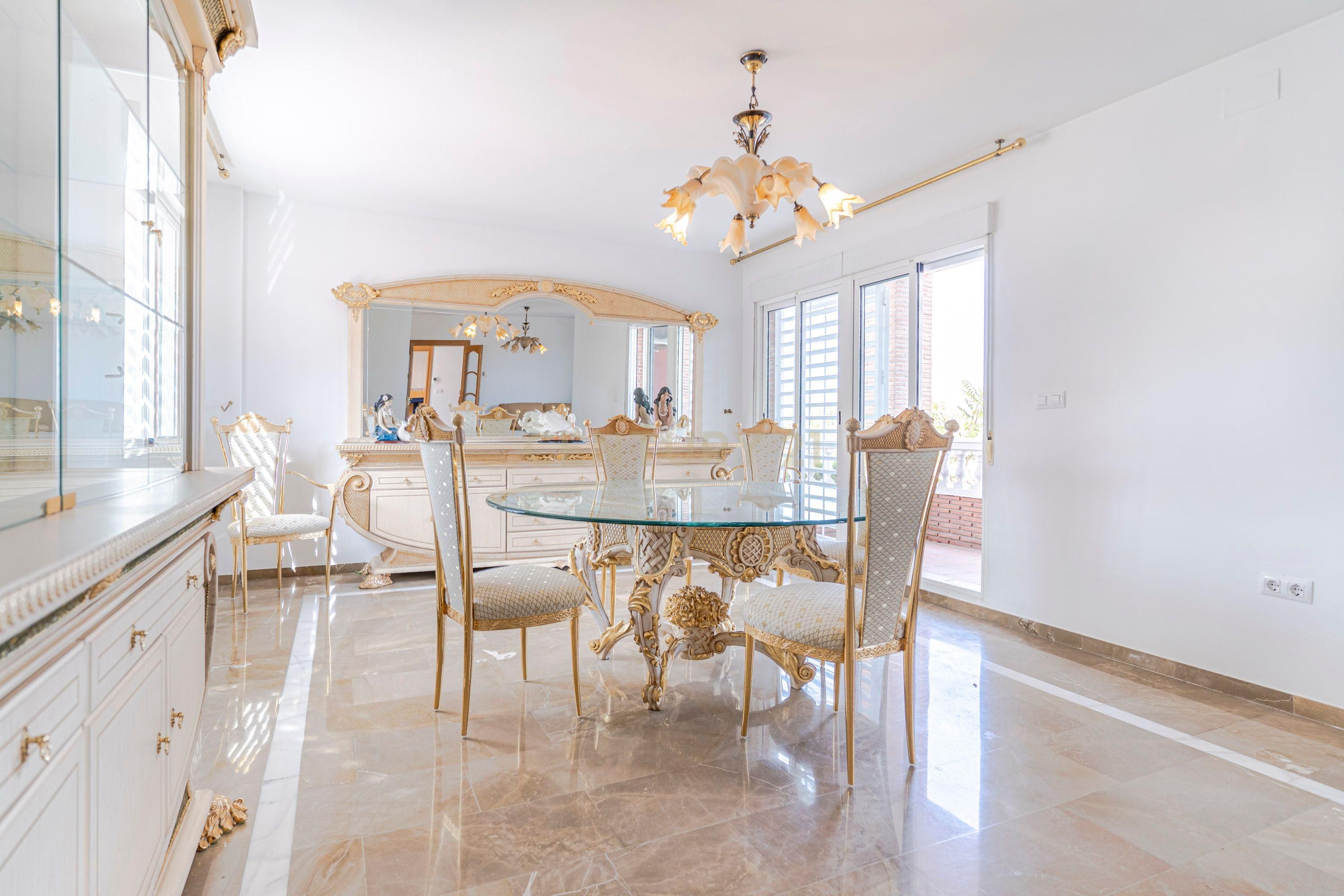 Menjador de Casa o xalet en venda en Gójar amb Aire condicionat i Traster