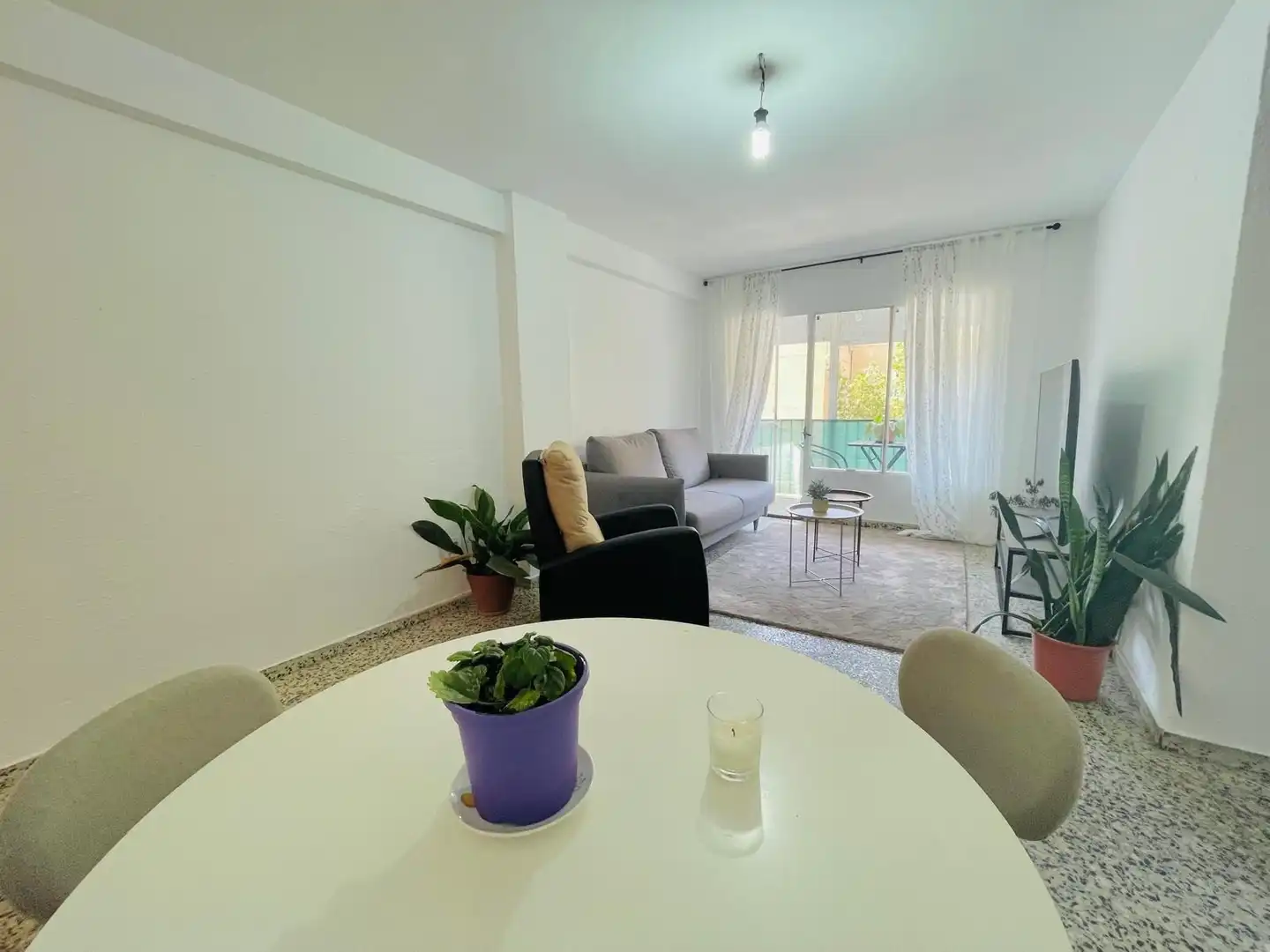 Sala de estar de Piso en venta en Málaga con Terraza