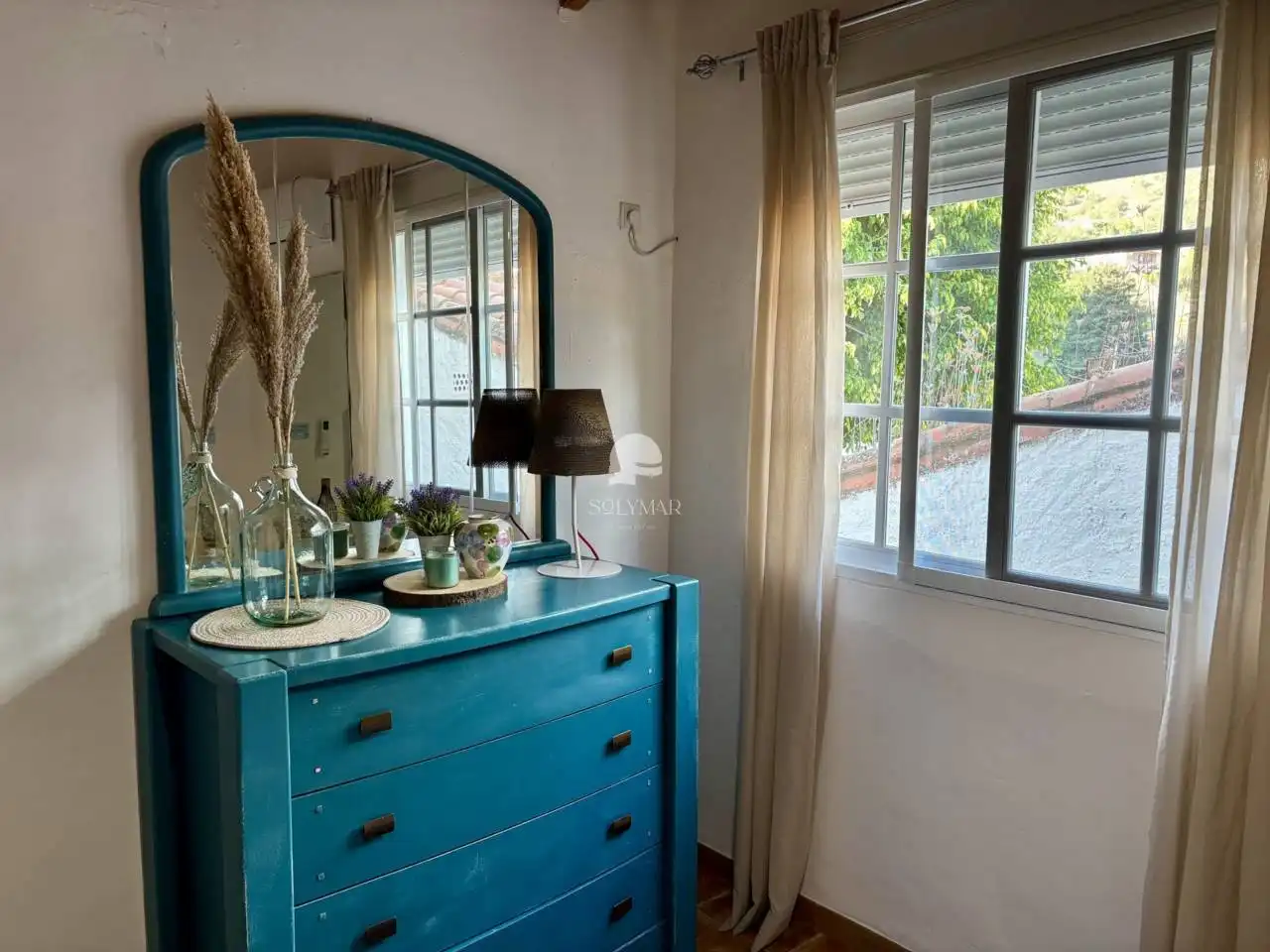 Habitación de Casa o chalet de alquiler en Canillas de Aceituno con Aire acondicionado, Calefacción y Jardín privado