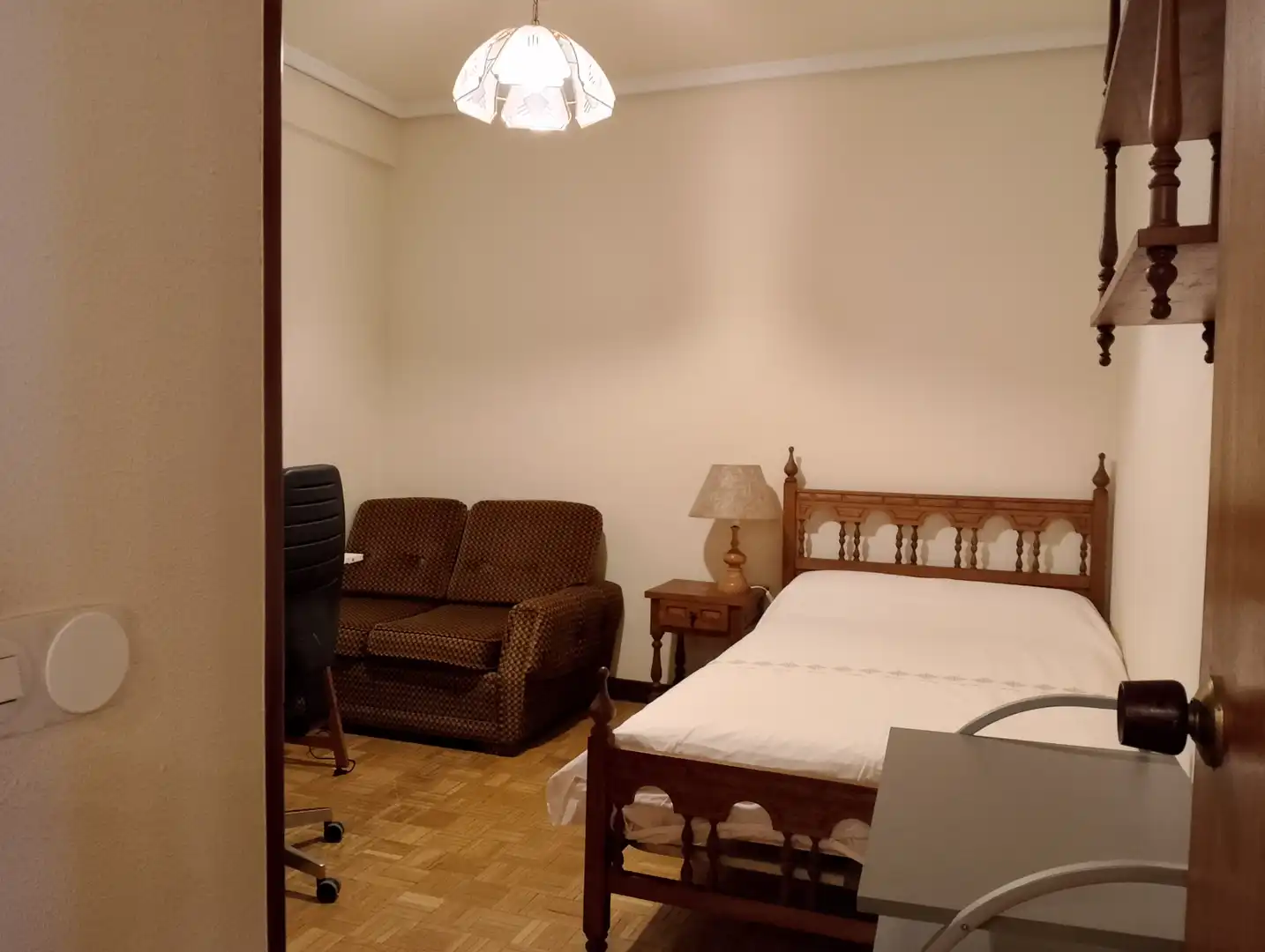 Schlafzimmer von Wohnung zur Miete in Donostia - San Sebastián  mit Heizung, Terrasse und Möbliert