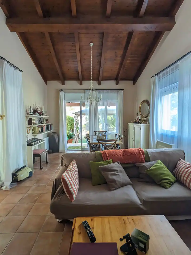Wohnzimmer von Haus oder Chalet zum Verkauf in La Pobla de Montornès   mit Heizung, Privatgarten und Terrasse