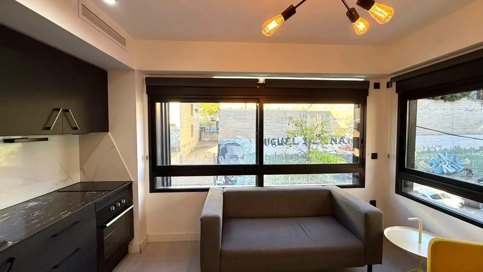 Wohnzimmer von Loft zur Miete in Alicante / Alacant mit Klimaanlage, Heizung und Terrasse