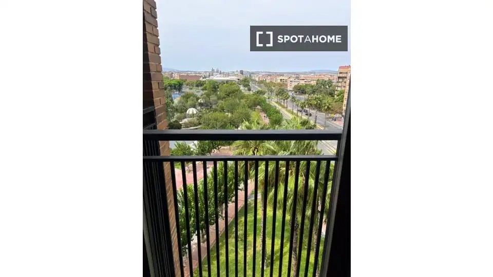 Vista exterior de Piso para compartir en Murcia con Aire acondicionado, Terraza y Amueblado