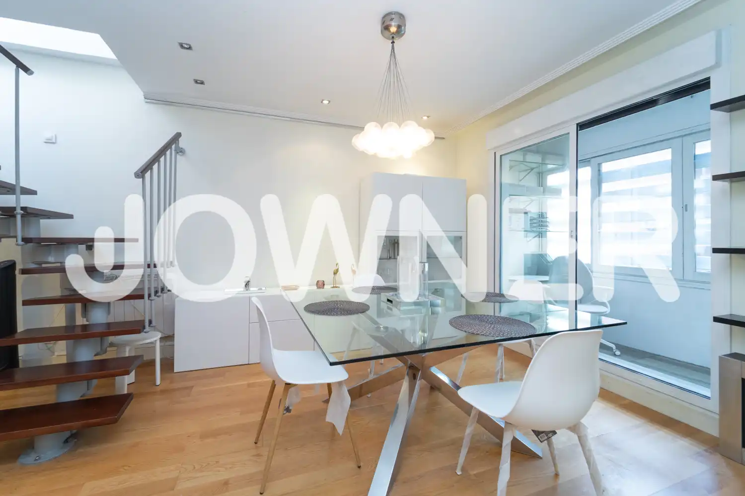 Dining room of Duplexes for rent in Madrid  with Air Conditioner, Heating and Terrace