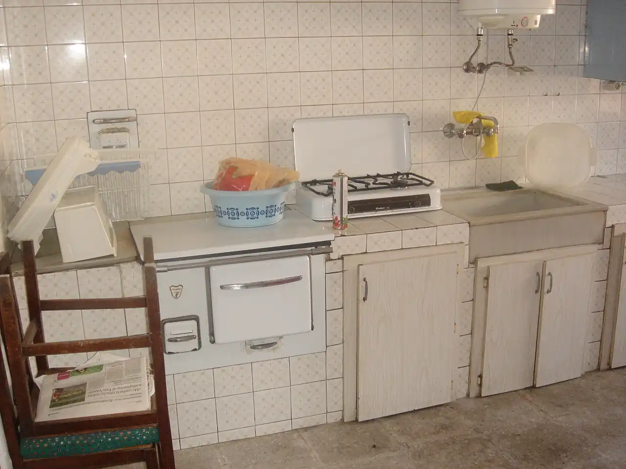 Cocina de Finca rústica en venta en Cuzcurrita de Río Tirón