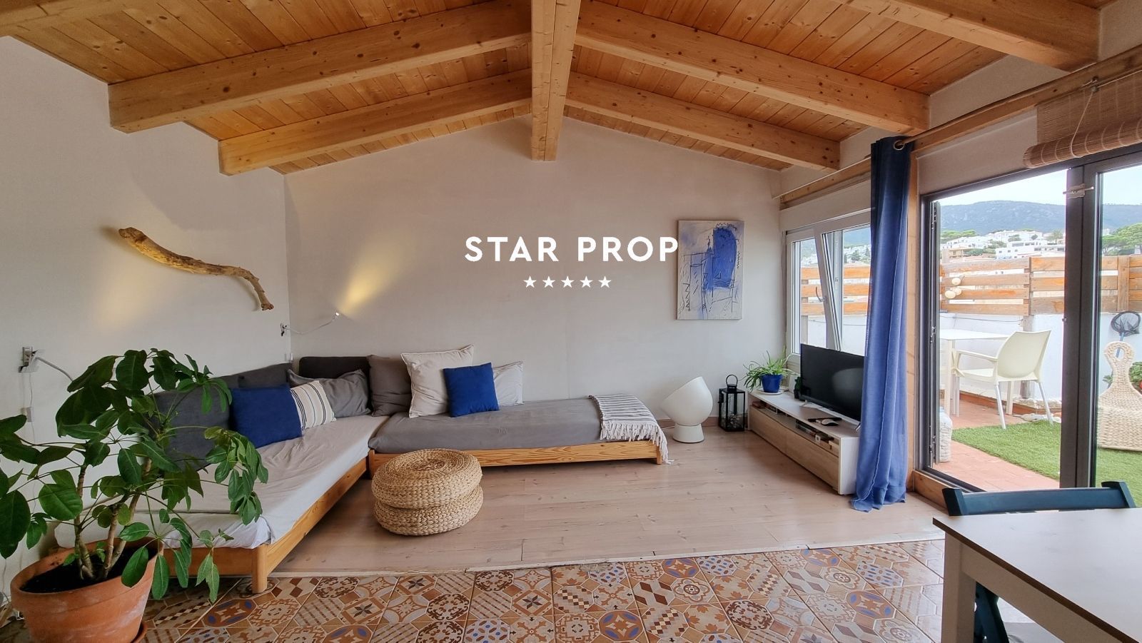 Sala d'estar de Àtic en venda en Llançà amb Aire condicionat, Calefacció i Terrassa