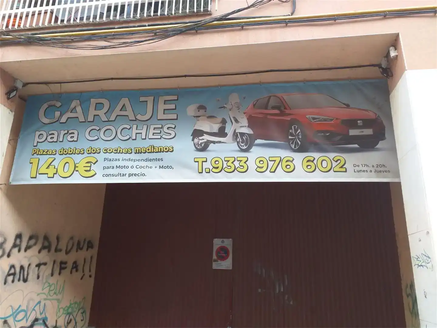 Garatge de lloguer en Badalona