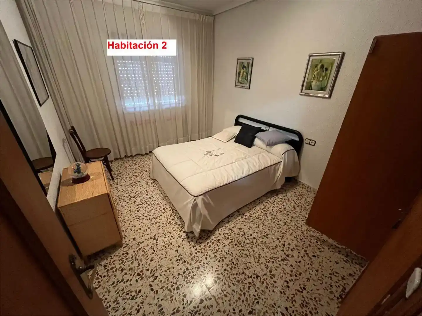 Bedroom of Flat for sale in Bonete  with Private garden, Terrace and Storage room