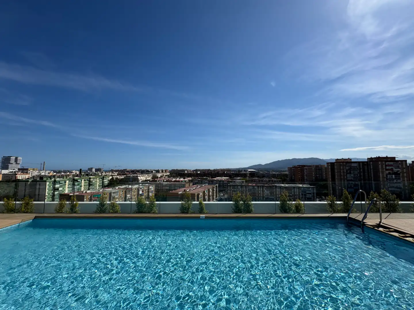 Schwimmbecken von Wohnung zur Miete in Málaga mit Klimaanlage, Terrasse und Abstellraum
