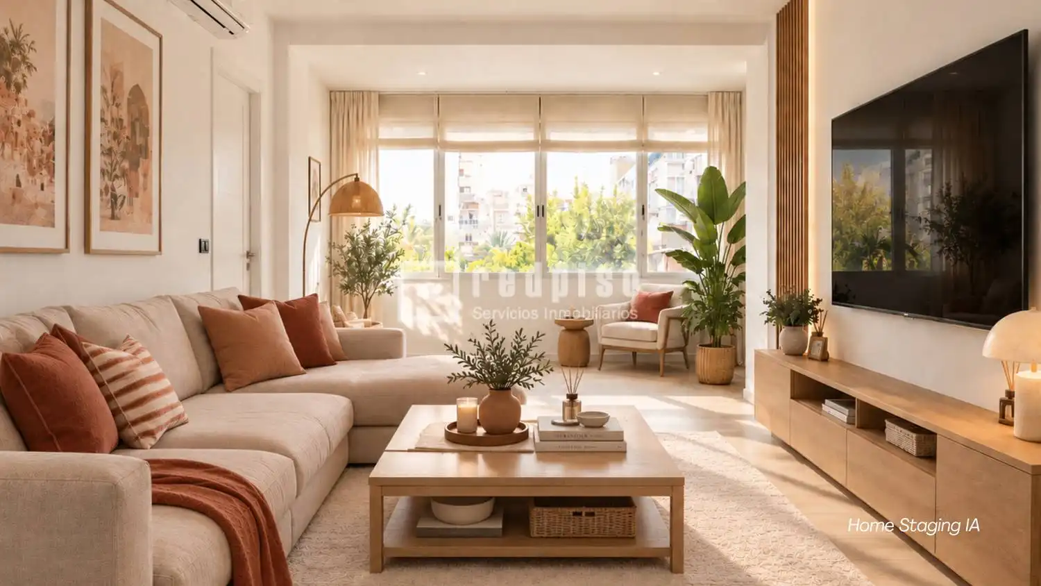 Sala de estar de Piso en venta en Málaga con Aire acondicionado, Calefacción y Terraza