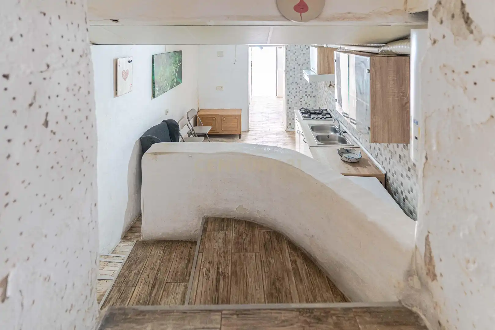 Cocina de Casa adosada en venta en La Zubia con Aire acondicionado