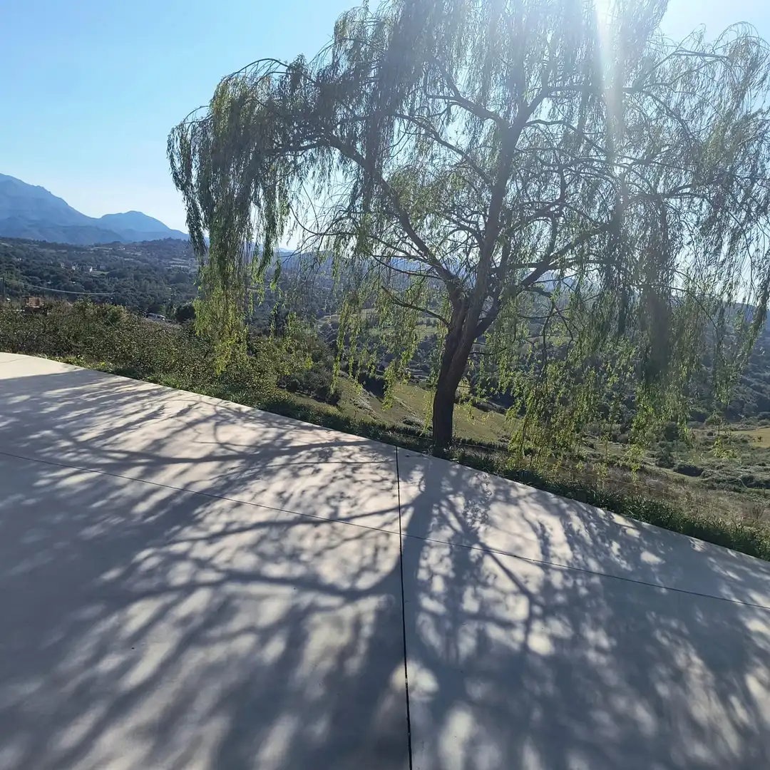 Terrassa de Casa o xalet en venda en Oviedo  amb Aire condicionat, Calefacció i Jardí privat