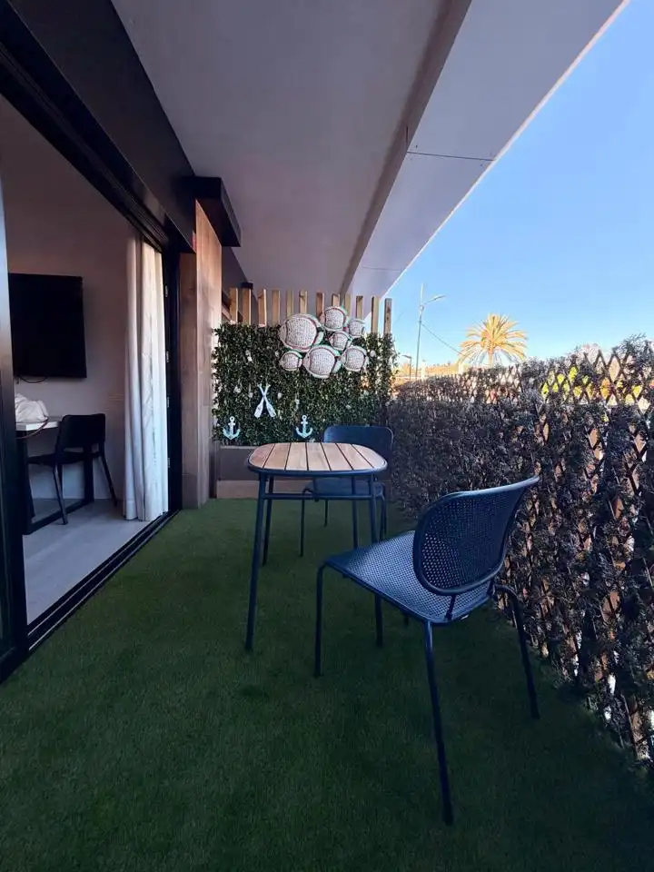 Terrace of Flat for rent in Mogán  with Air Conditioner, Terrace and Furnished