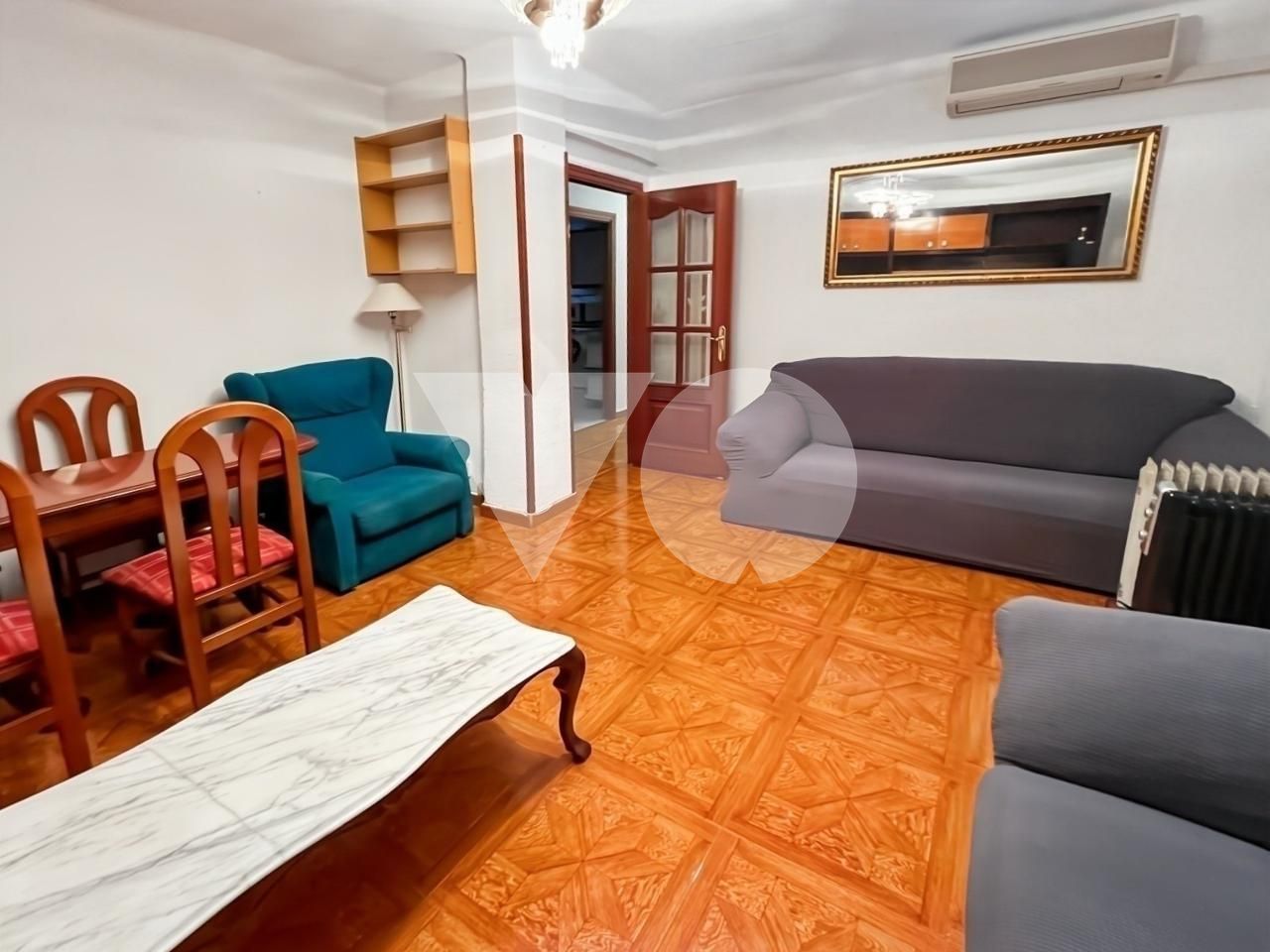 Living room of Planta baja to rent in  Madrid Capital  with Air Conditioner, Heating and Furnished
