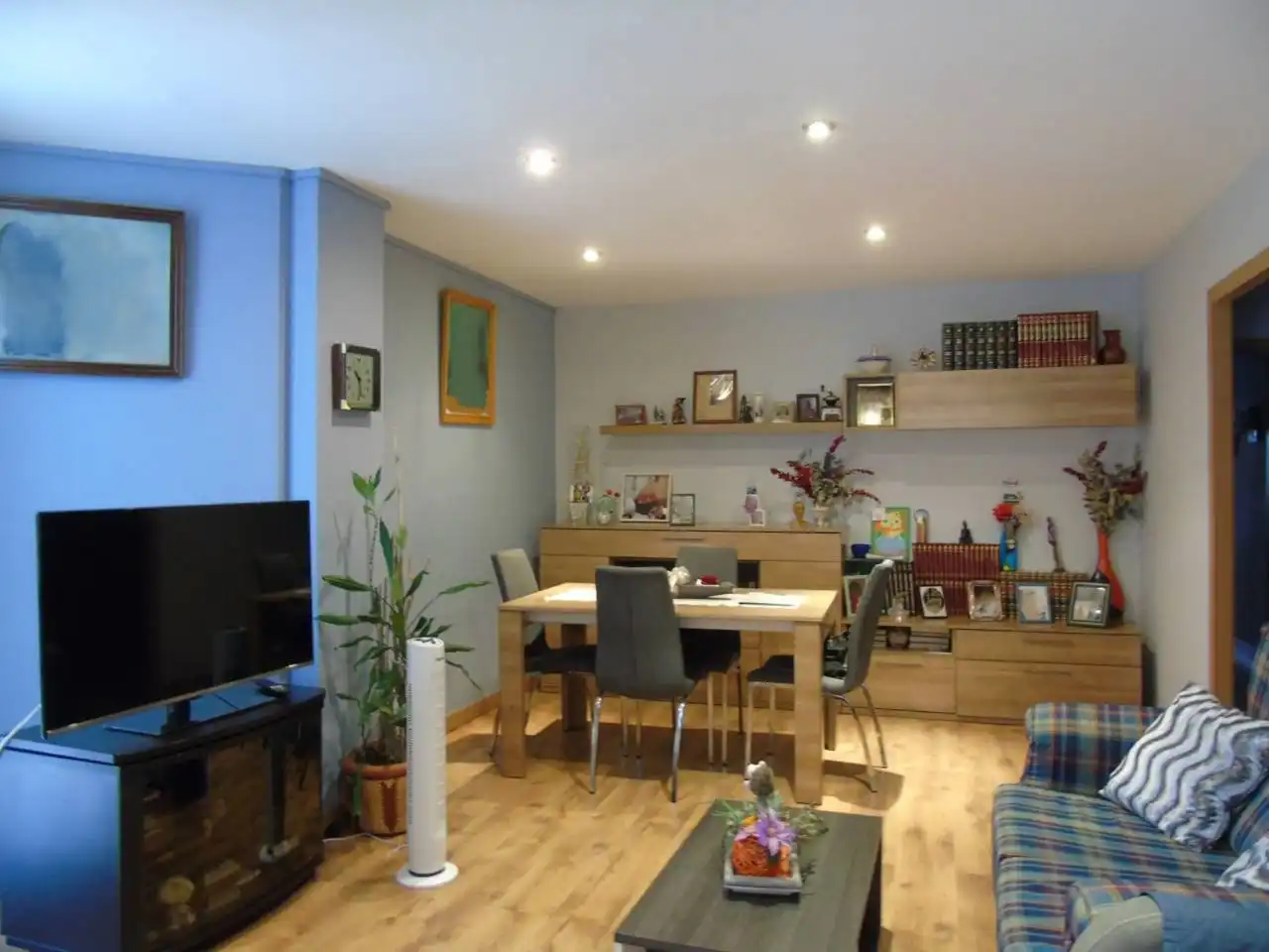 Dining room of Flat for sale in Vic  with Heating, Terrace and Furnished