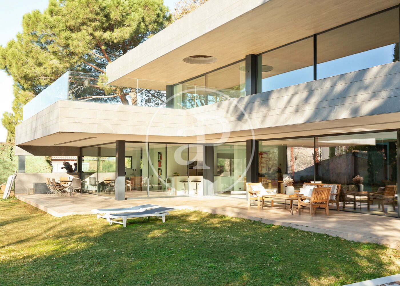 Garden of House or chalet for sale in Sant Cugat del Vallès  with Air Conditioner, Heating and Private garden