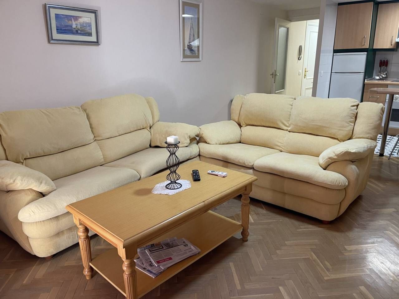 Sala de estar de Apartamento de alquiler en  Toledo Capital con Calefacción, Amueblado y Balcón