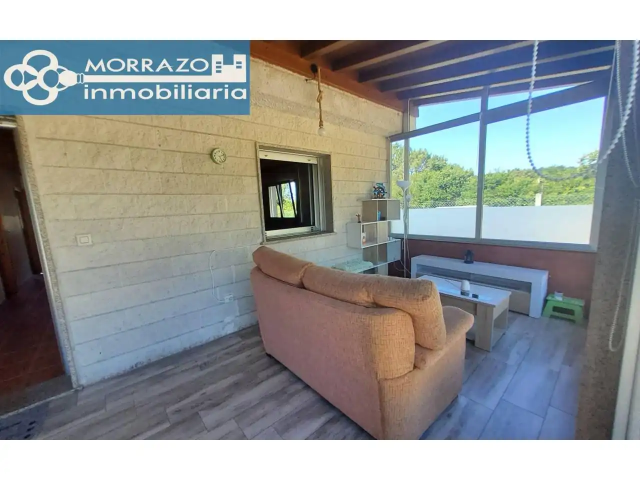 Terraza de Casa o chalet en venta en A Estrada  con Aire acondicionado, Piscina y Amueblado
