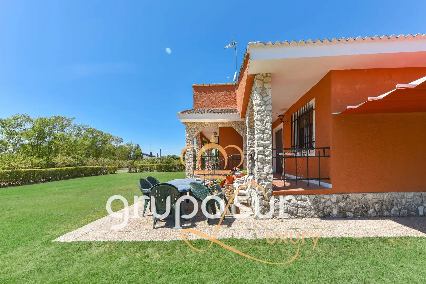 Jardín de Casa o chalet en venta en Trigueros del Valle con Calefacción, Jardín privado y Terraza