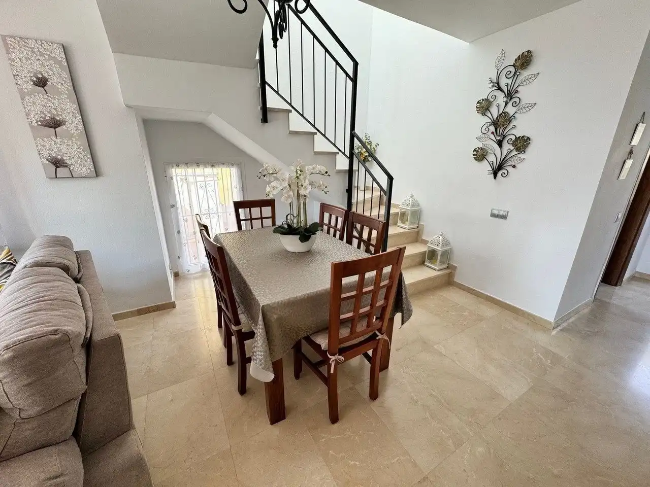 Esszimmer von Maisonette zum Verkauf in Vera mit Klimaanlage, Privatgarten und Terrasse