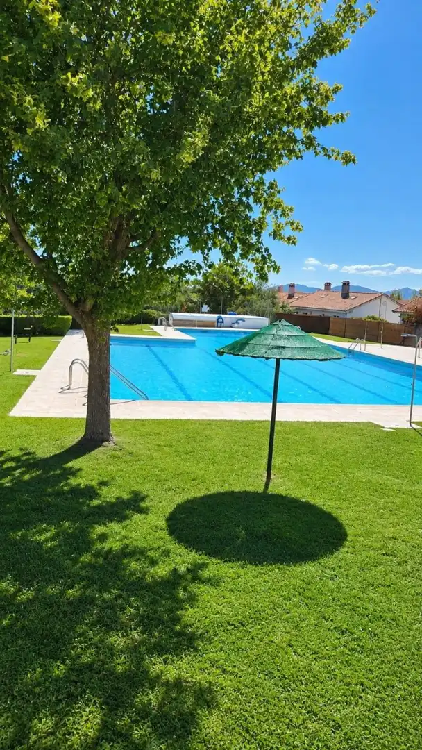 Swimming pool of Detached homes for sale in Alpedrete  with Heating and Swimming Pool