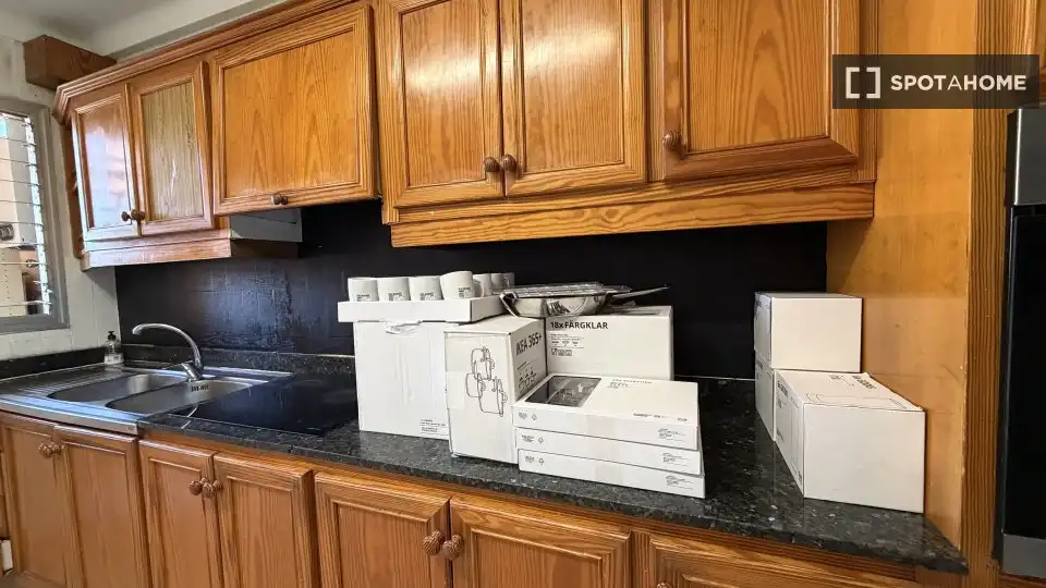 Cocina de Piso para compartir en  Palma de Mallorca con Aire acondicionado, Calefacción y Amueblado