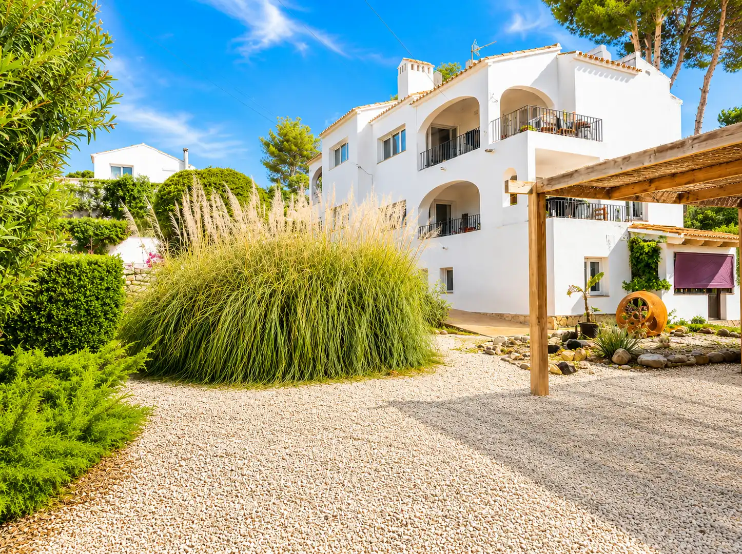 Exterior view of Houses for sale in Jávea / Xàbia  with Air Conditioner, Heating and Private garden