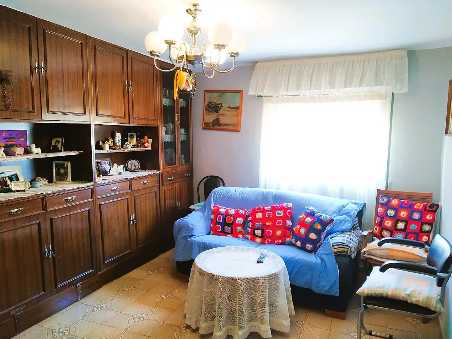 Sala de estar de Casa o chalet en venta en Santa Eulalia Bajera con Calefacción, Terraza y Trastero