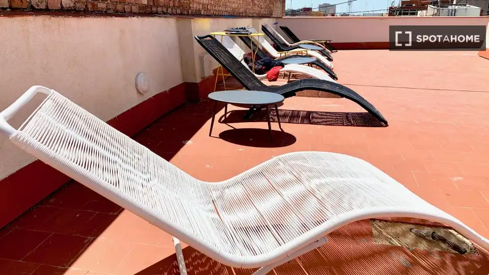 Terrace of Flat for rent in Madrid  with Air Conditioner, Heating and Furnished