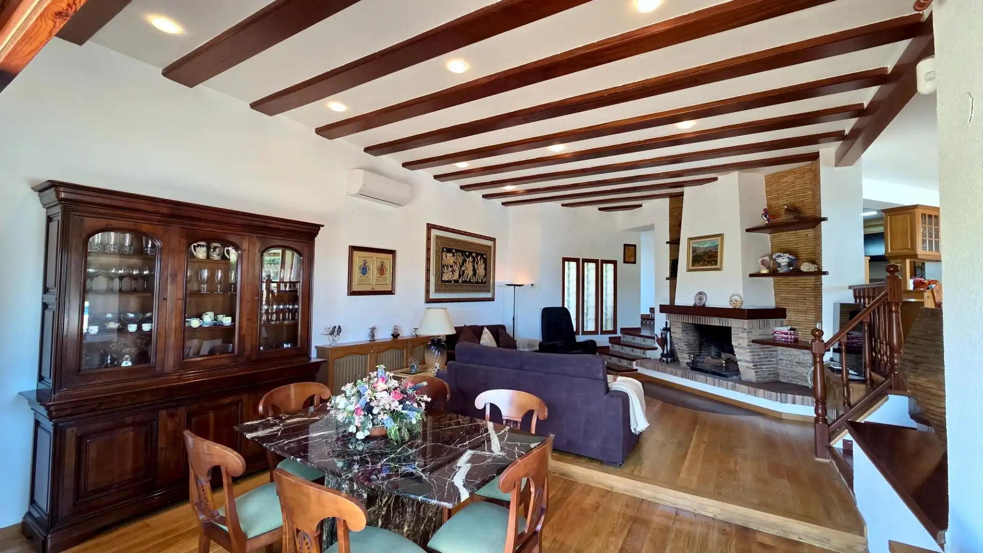 Sala d'estar de Casa o xalet en venda en Lloret de Mar amb Aire condicionat, Calefacció i Jardí privat