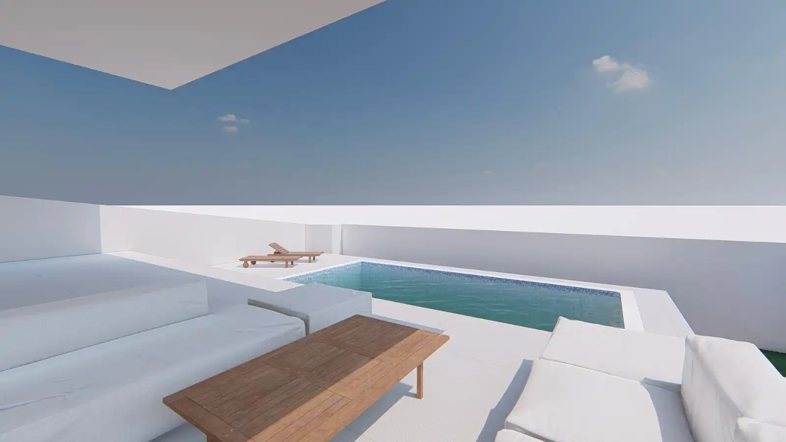 Piscina de Residencial en venda en El Molar (Madrid)