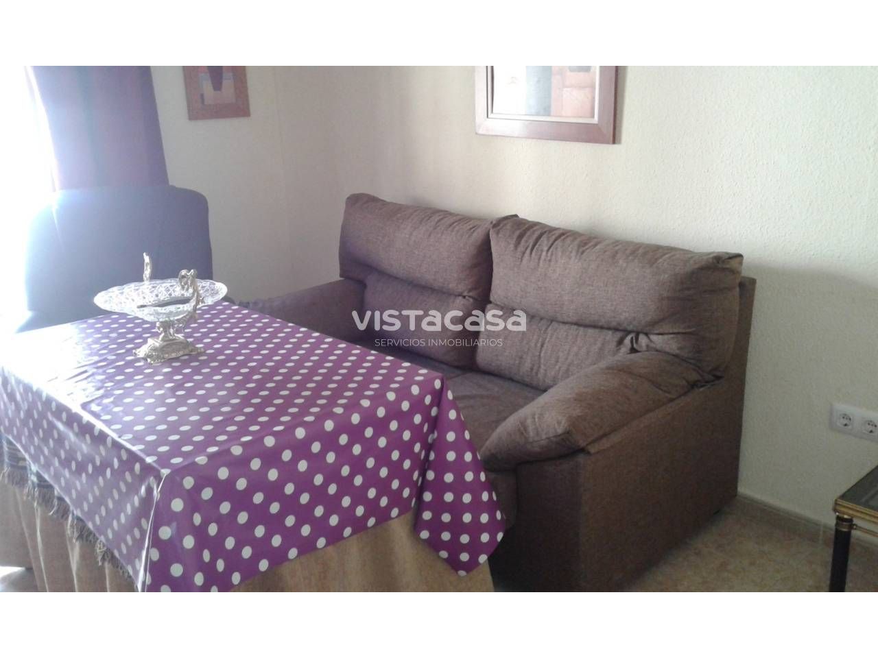 Living room of Flat to rent in Mairena del Alcor  with Heating, Furnished and Balcony