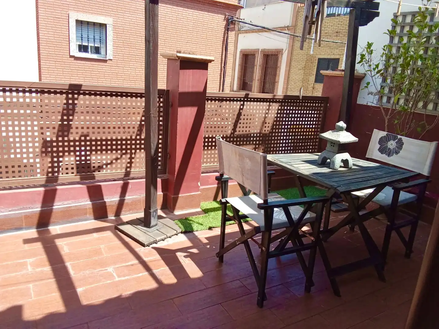 Terraza de Casa adosada de alquiler en Sevilla con Terraza y Amueblado