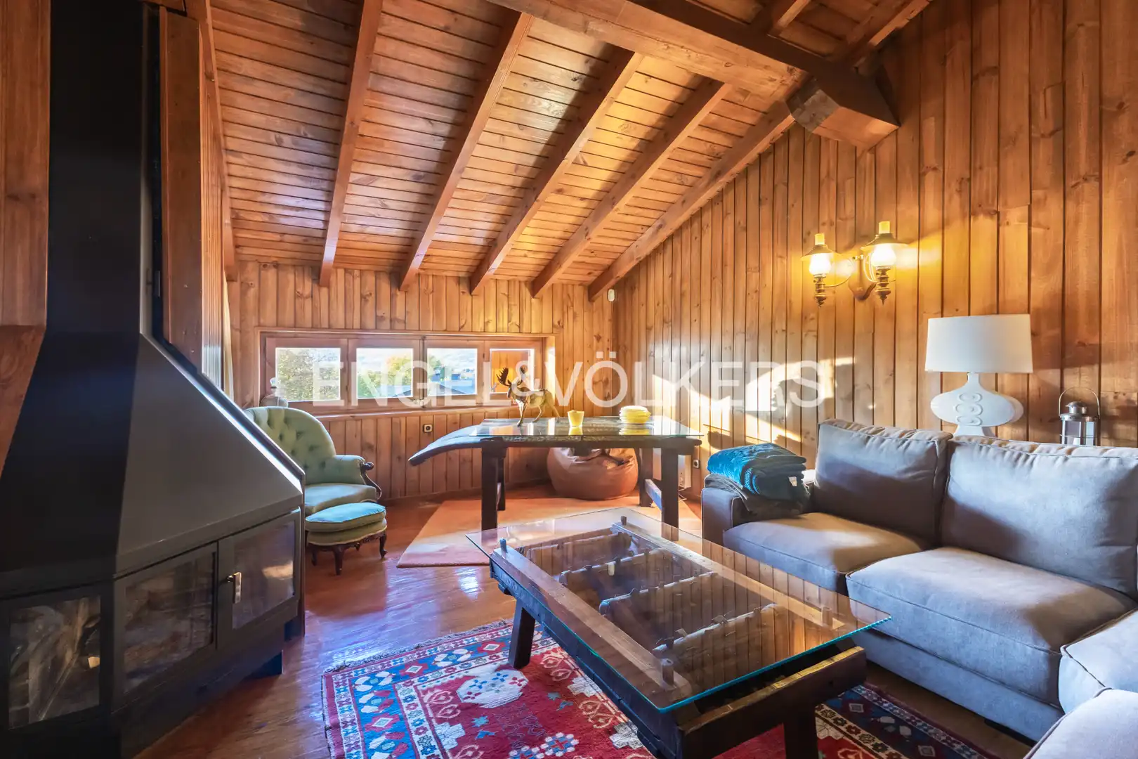 Sala de estar de Dúplex en venta en Fontanals de Cerdanya con Calefacción, Parquet y Terraza