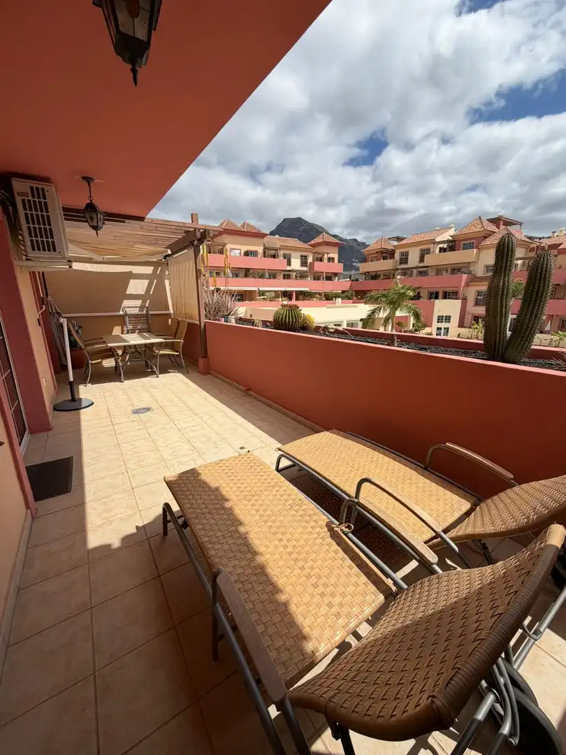 Terraza de Apartamento en venta en Adeje con Jardín privado y Piscina comunitaria