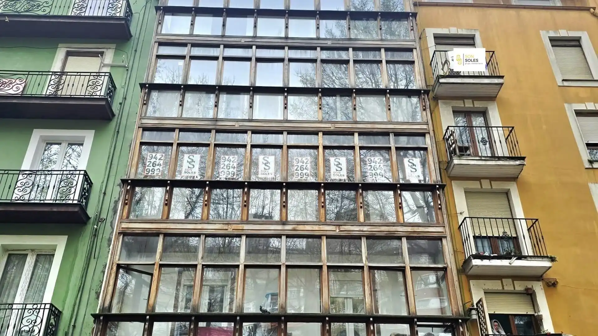 Exterior view of Flat for sale in Santander  with Balcony and Alarm