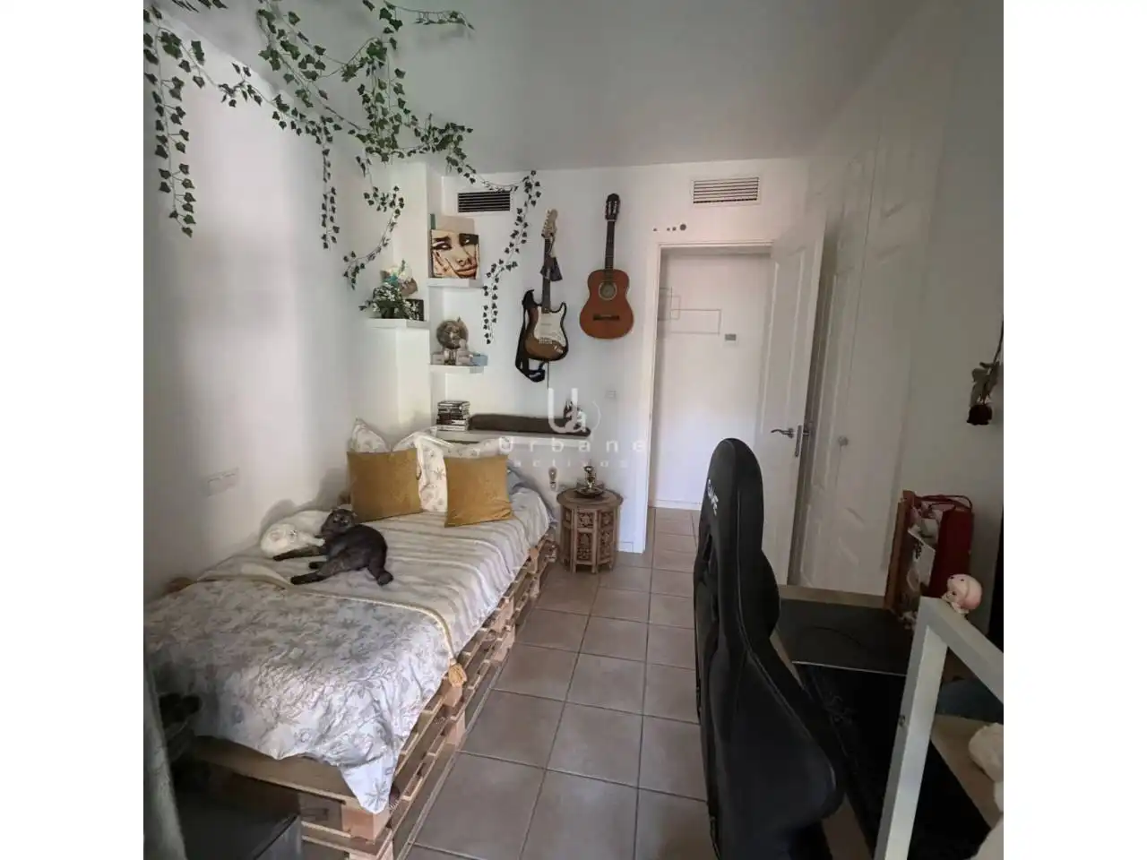 Schlafzimmer von Wohnung zum Verkauf in Murcia mit Klimaanlage, Heizung und Privatgarten
